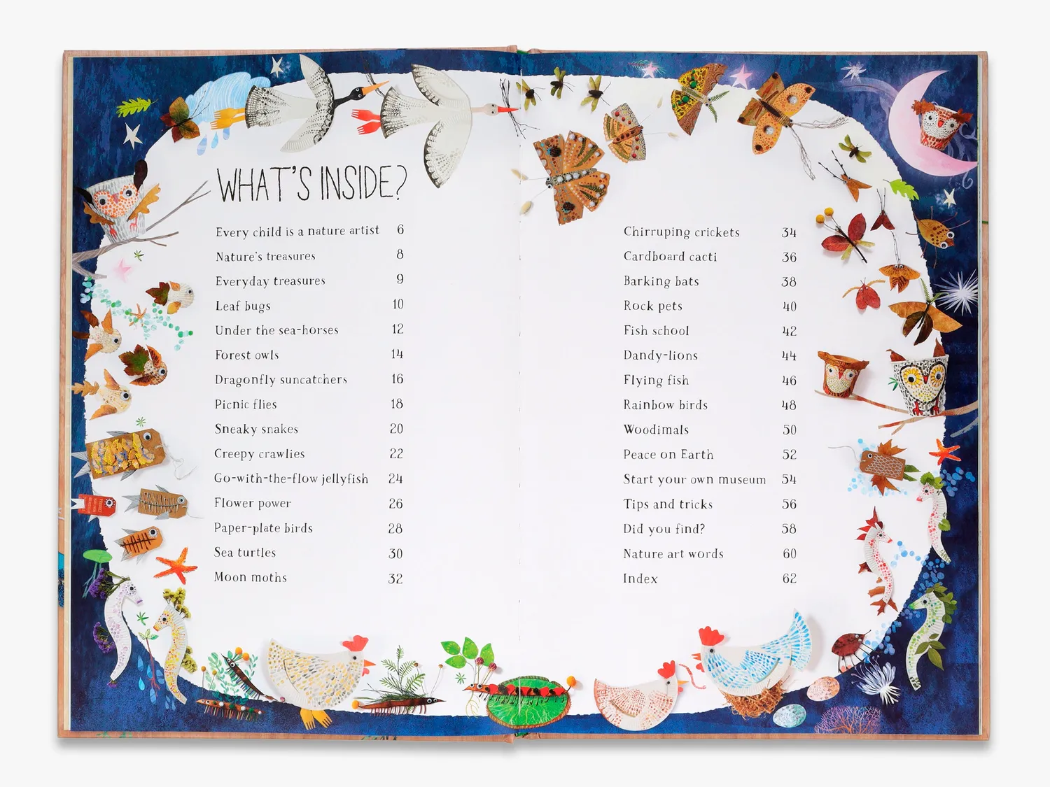 Thames & Hudson The Big Book of Nature Art bog illustreret
