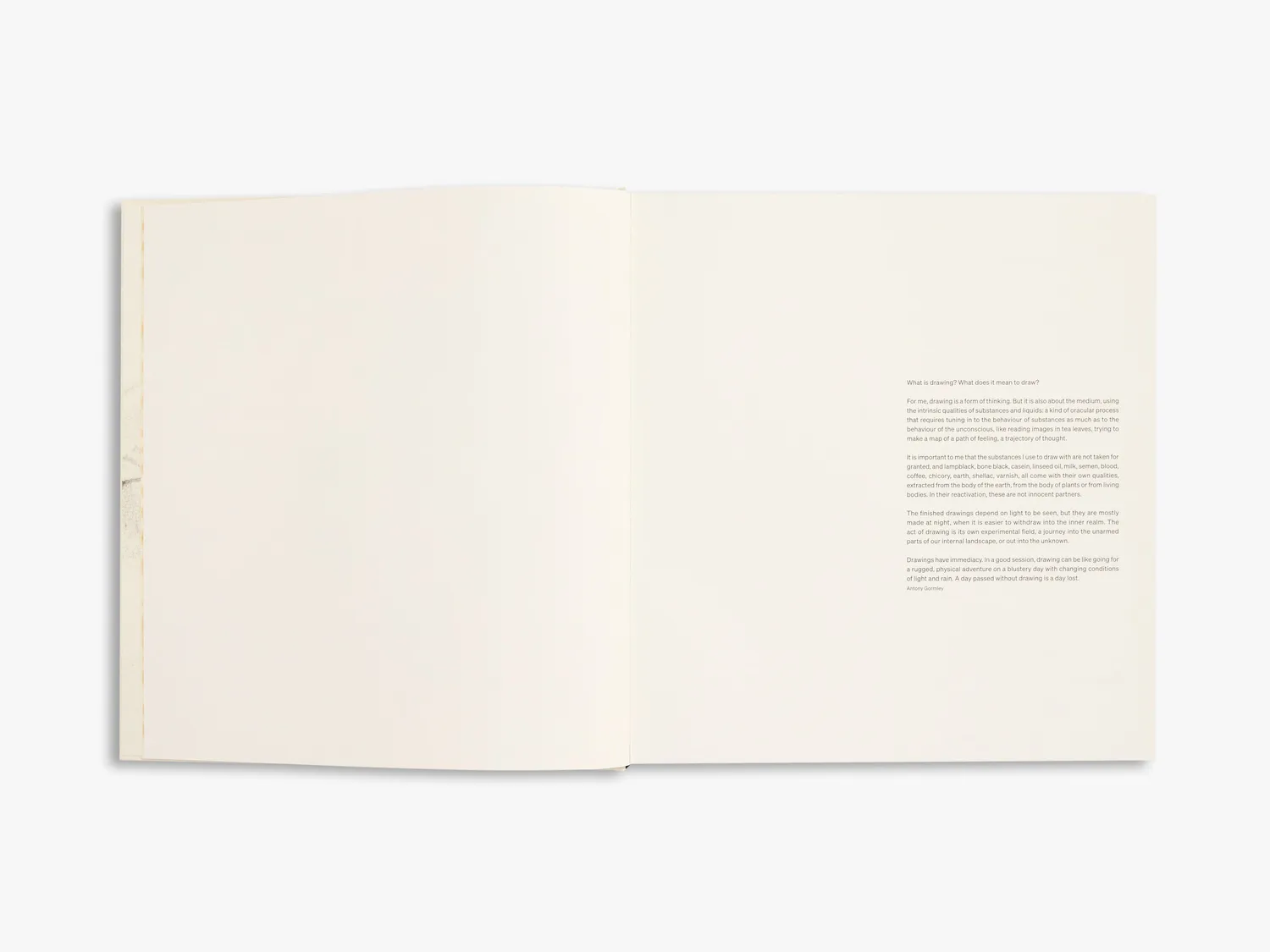 Thames & Hudson Drawing Antony Gormley bog illustreret