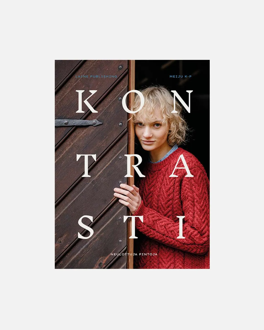 Tukubook Contrasts strikkebog indbundet engelsk