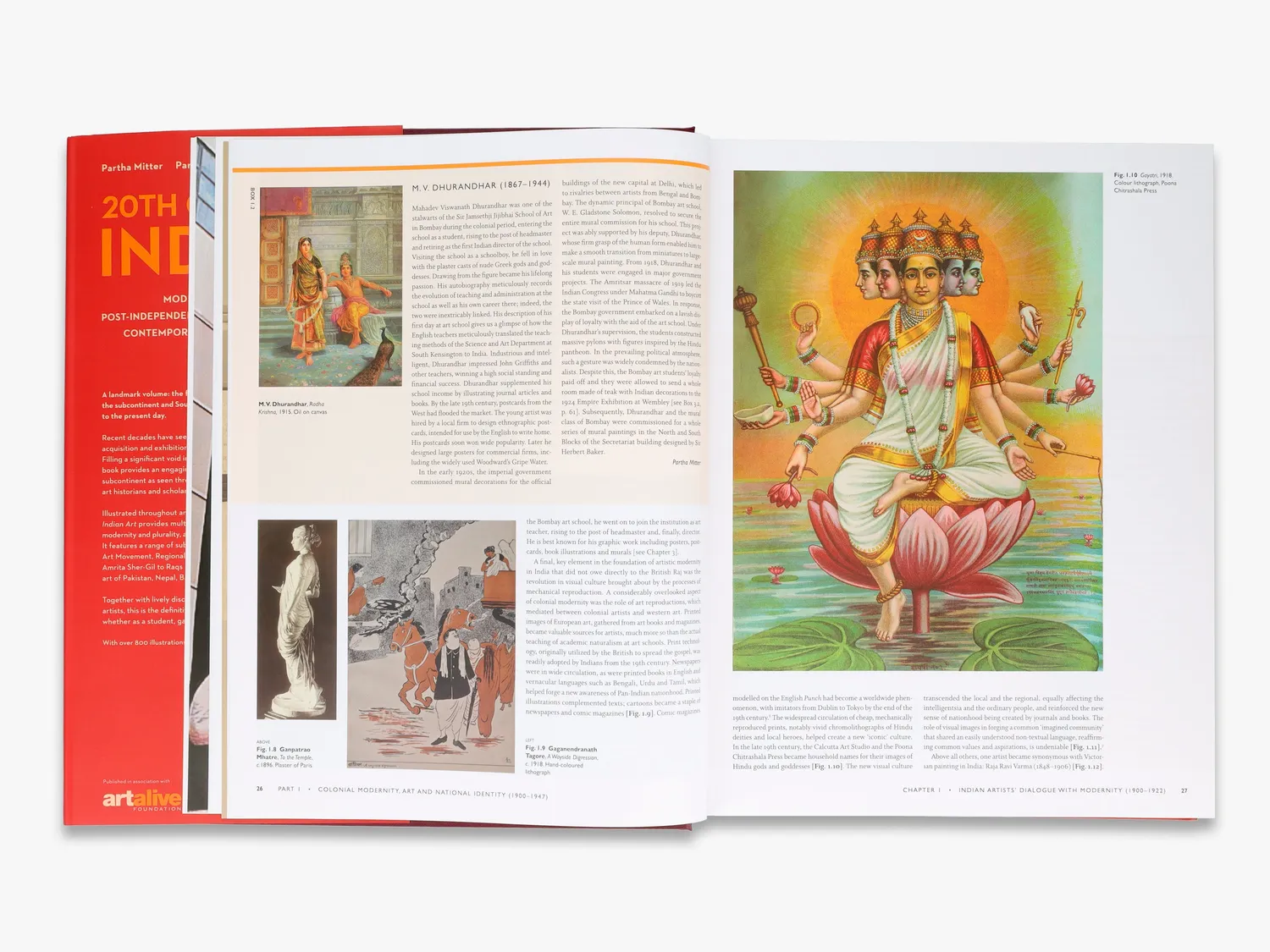 Thames & Hudson 20th Century Indian Art bog lærebog