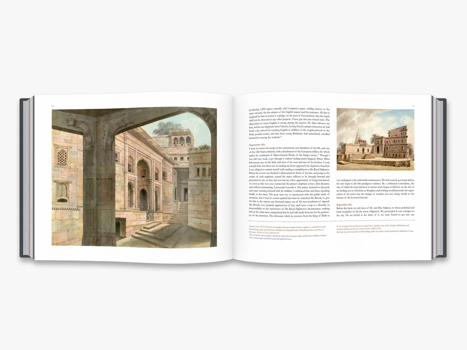 Thames & Hudson Sita Ram's Painted Views of India bog
