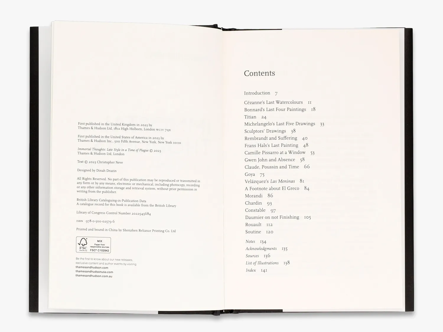 Thames & Hudson Immortal Thoughts bog om sen kunststil