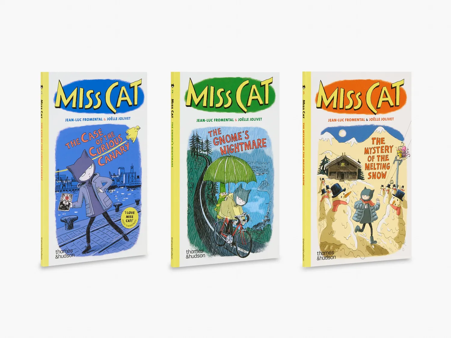 Thames & Hudson Miss Cat Set billedbger 3 bind detektiv