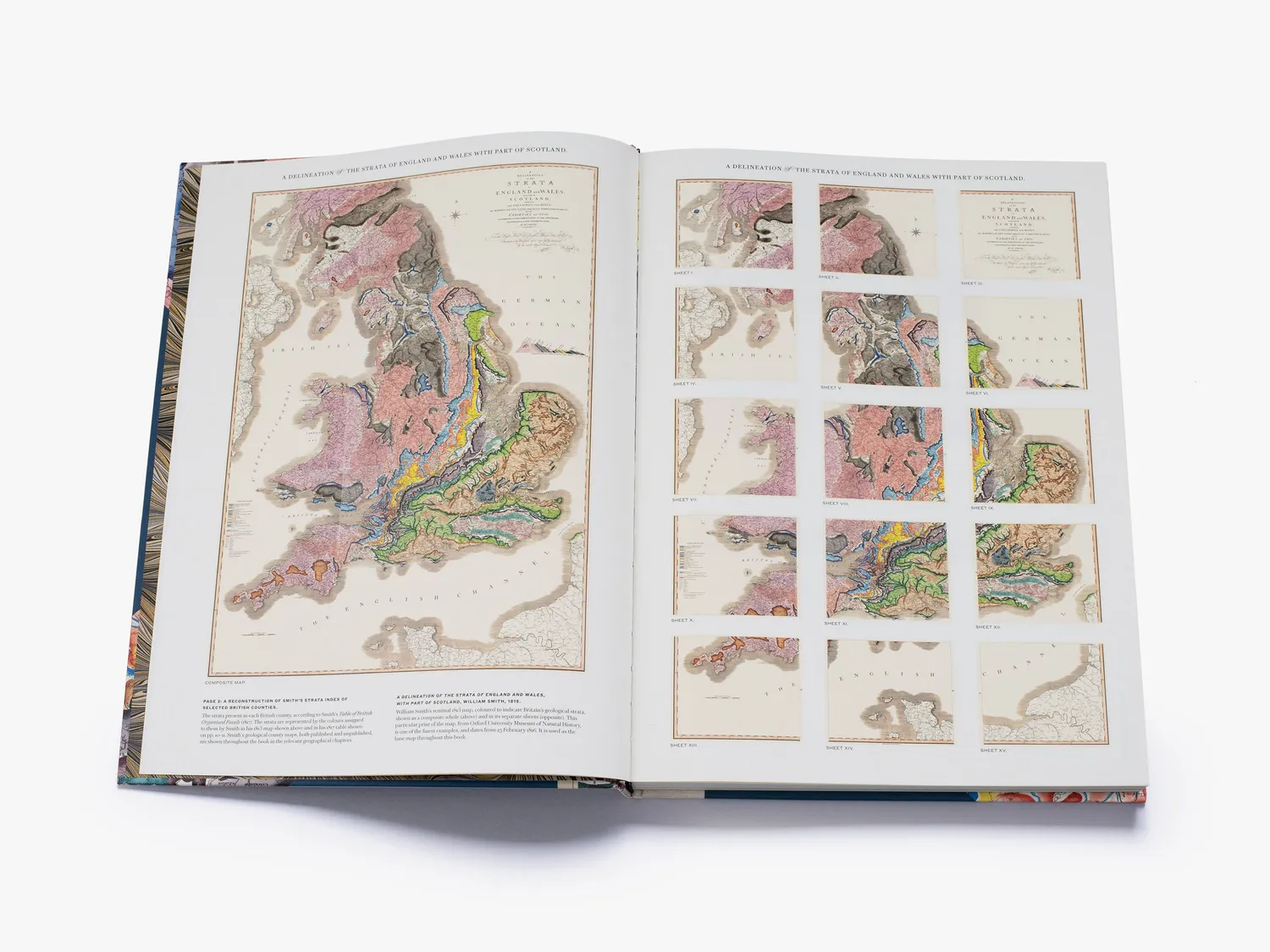 Thames & Hudson STRATA fagbog geologikort 1815