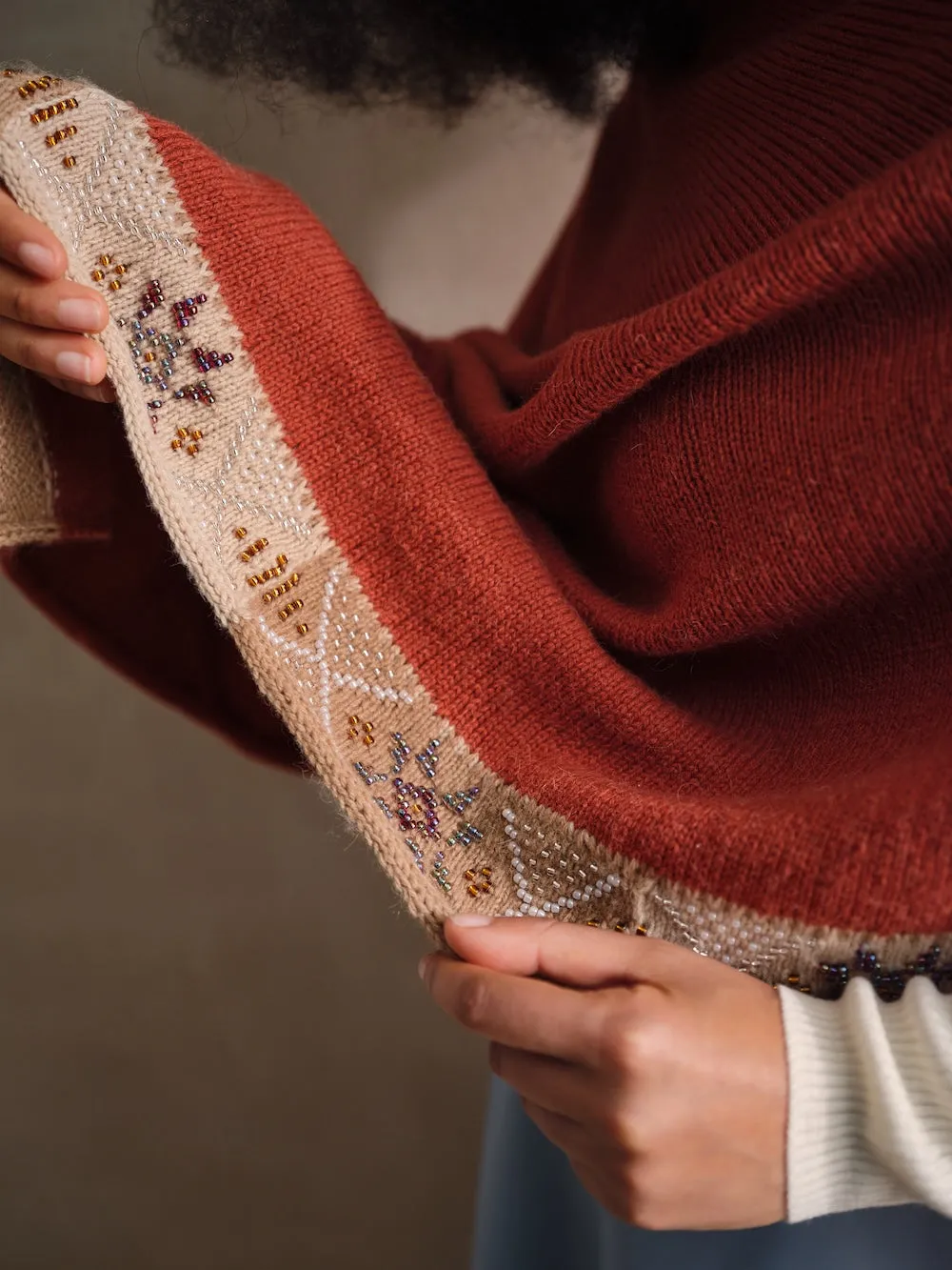 Tukubook Nordic Knits Beaded Colourwork strikkebog indbundet engelsk