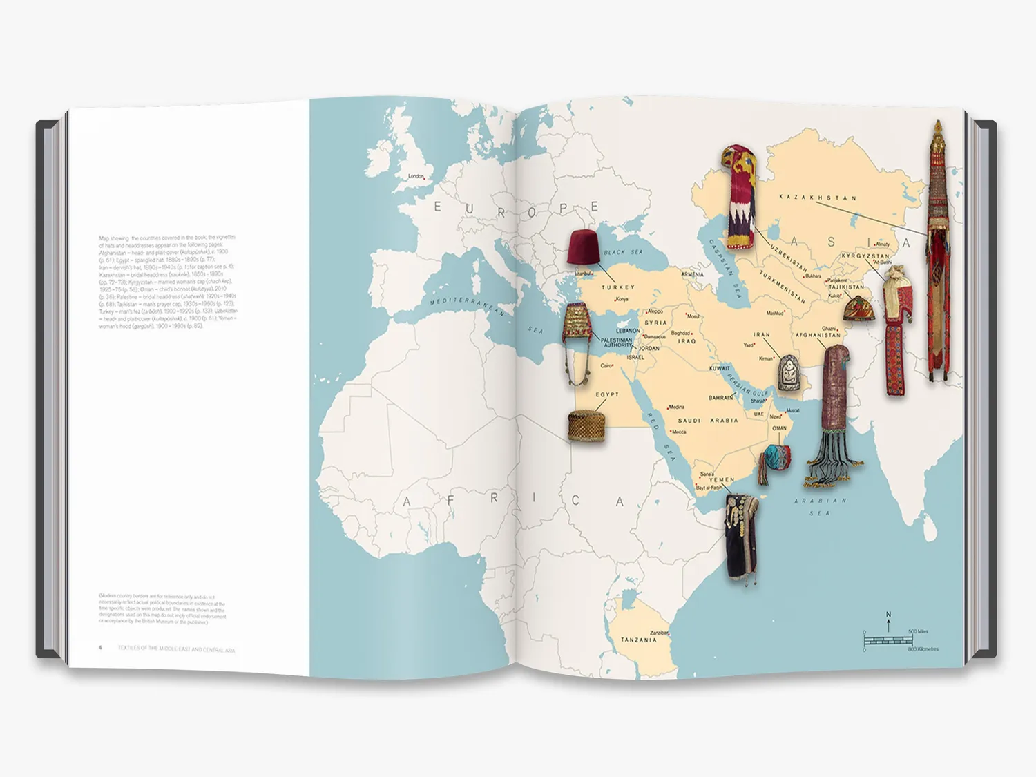 Thames & Hudson Textiles Middle East bog tekstiler