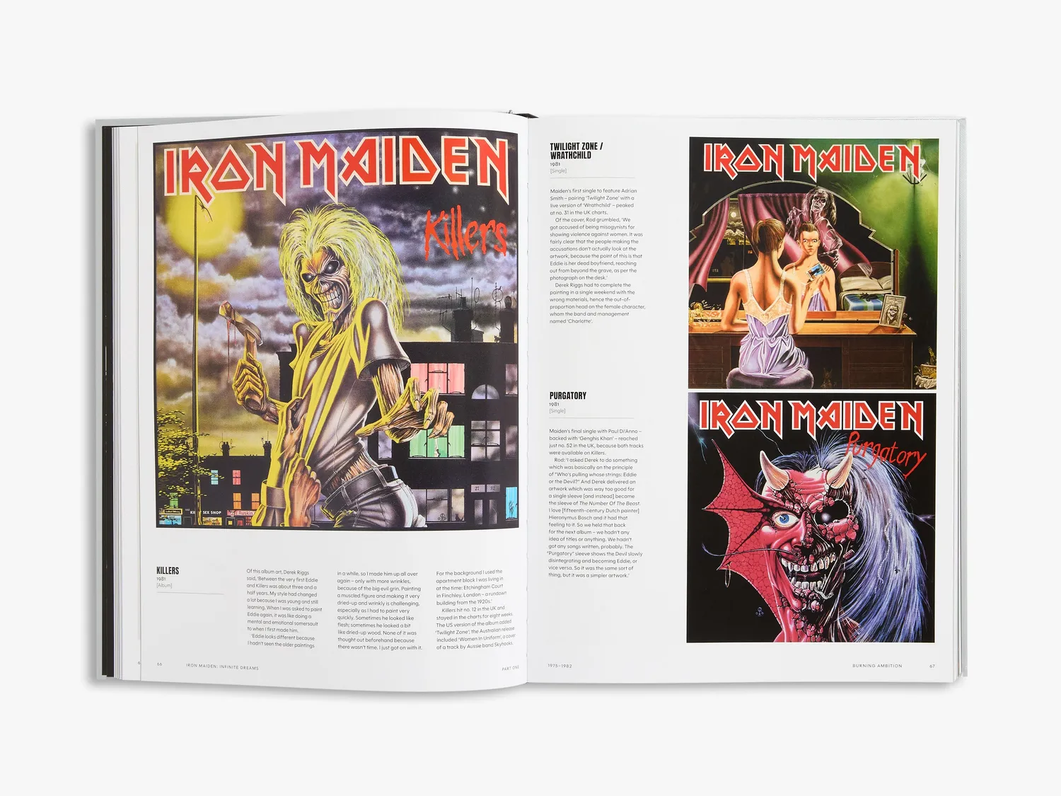 Thames & Hudson Iron Maiden Infinite Dreams musikbog illustreret