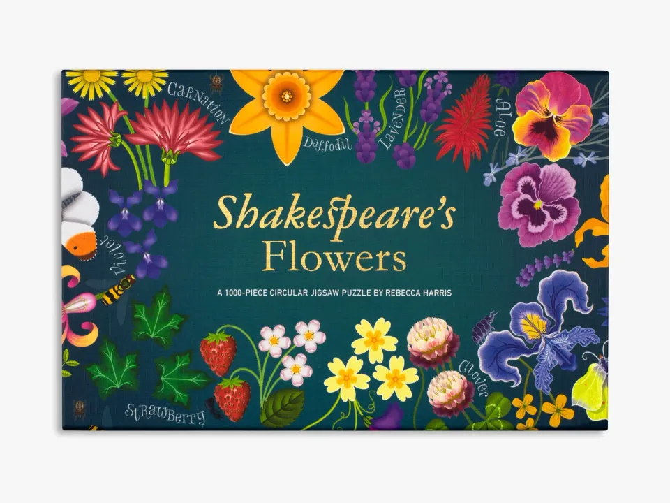 Thames & Hudson Shakespeare's Flowers puslespil 1000 brikker blomster