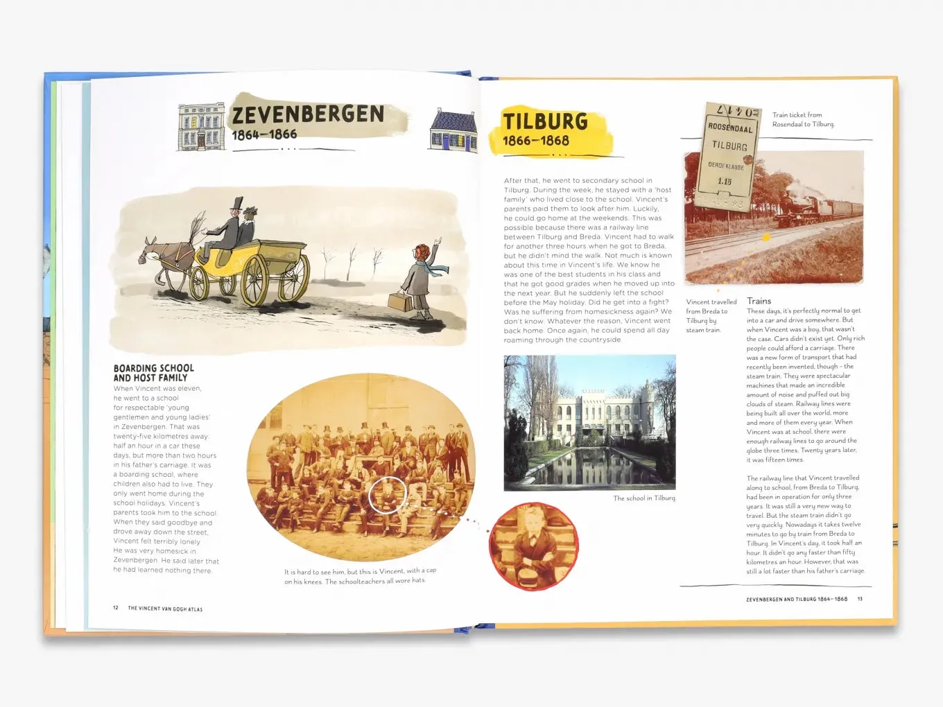 Thames & Hudson The Vincent van Gogh Atlas bog Junior Edition illustreret