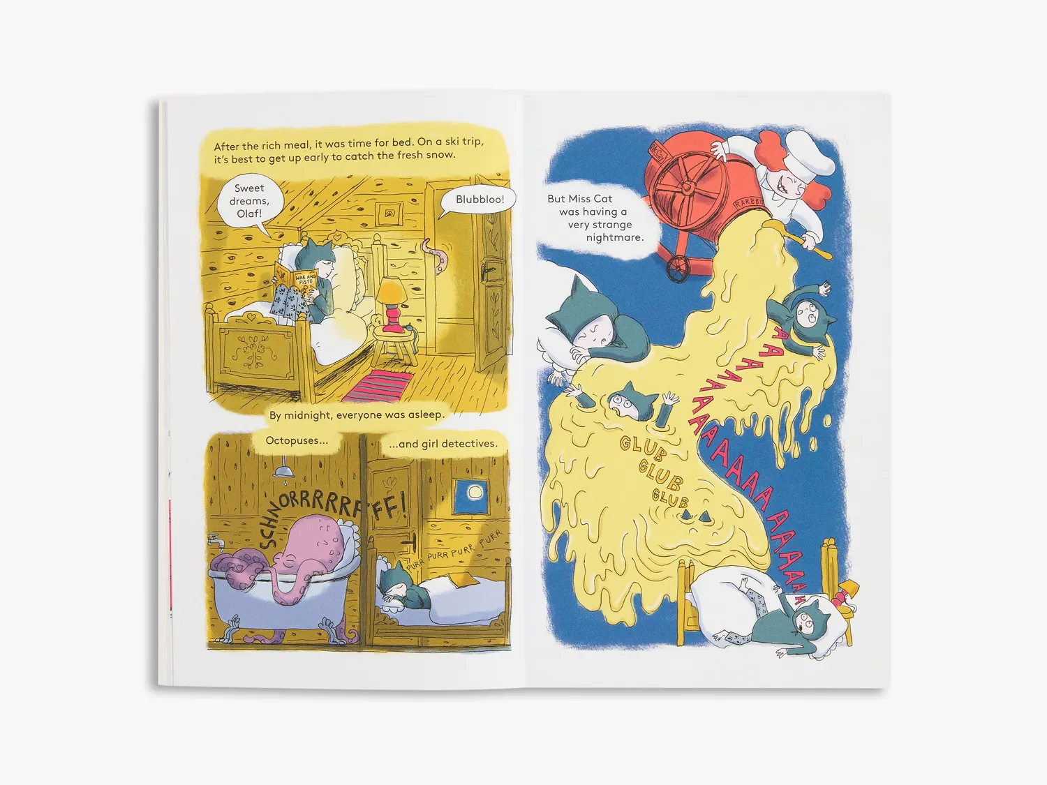 Thames & Hudson Miss Cat Melting Snow billedbog krimi