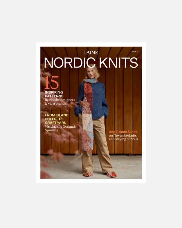 Laine Nordic Knits 2 strikkemagasin 15 opskrifter