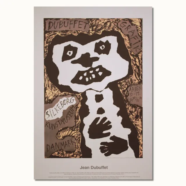 Museum Jorn Jean Dubuffet Gavlmaleri plakat 62x87 cm