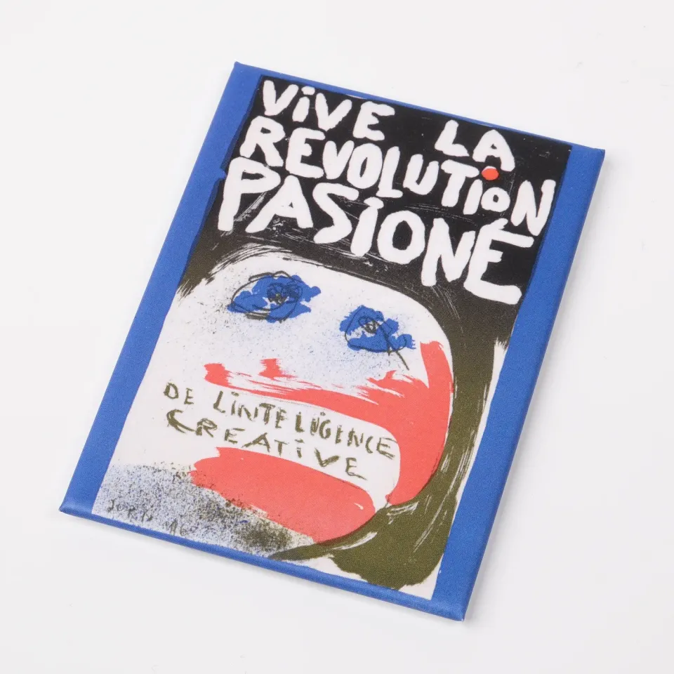 Museum Jorn Revolutionsplakat køleskabsmagnet A05 6,5 x 9 cm