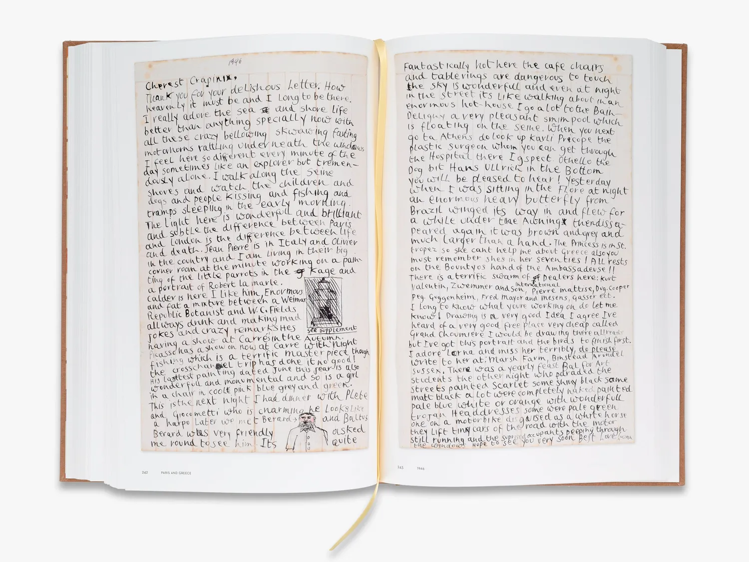 Thames & Hudson Love Lucian kunstbog brevsamling