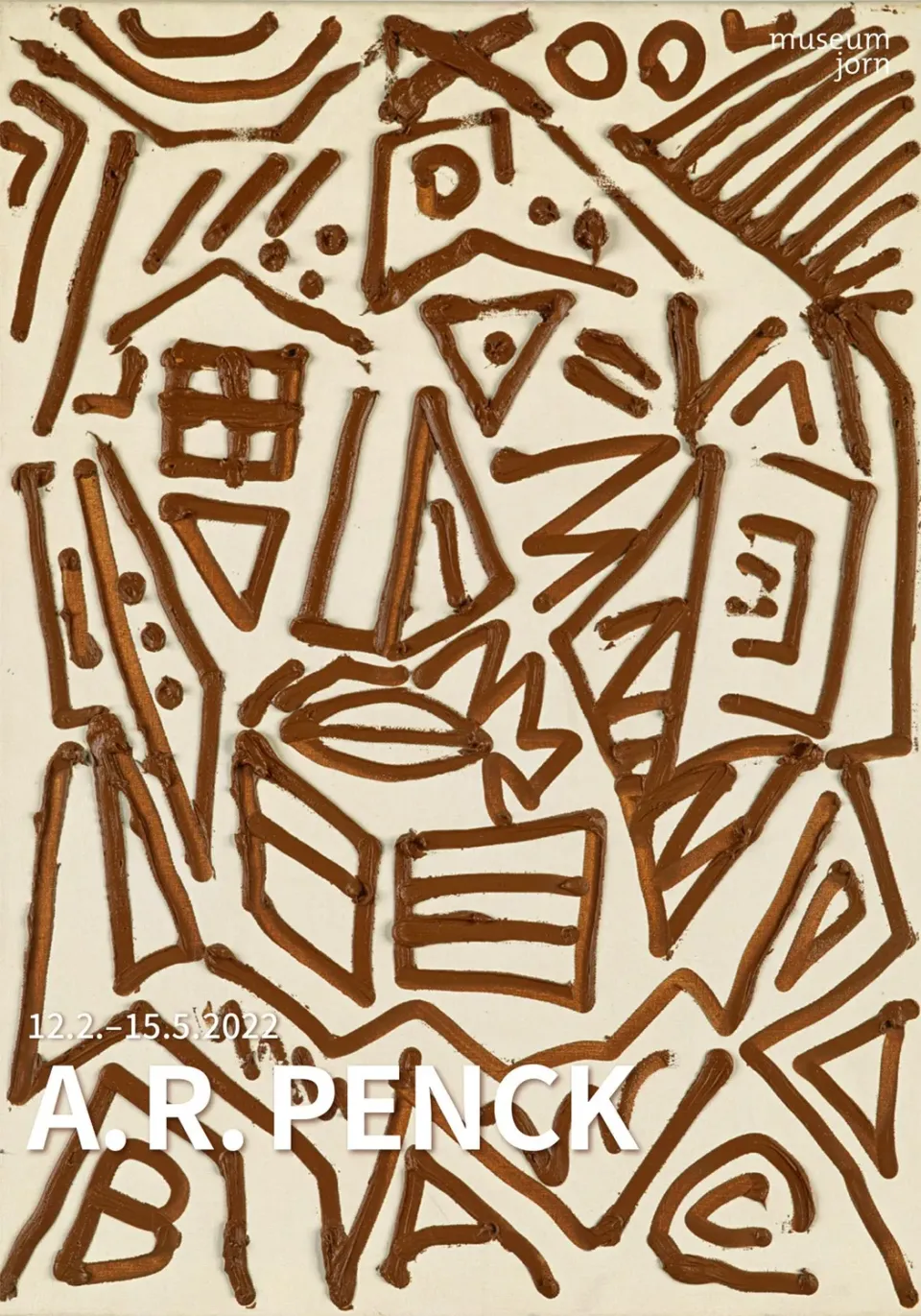 Museum Jorn A.R. Penck Selbst 1 plakat 70x100 cm