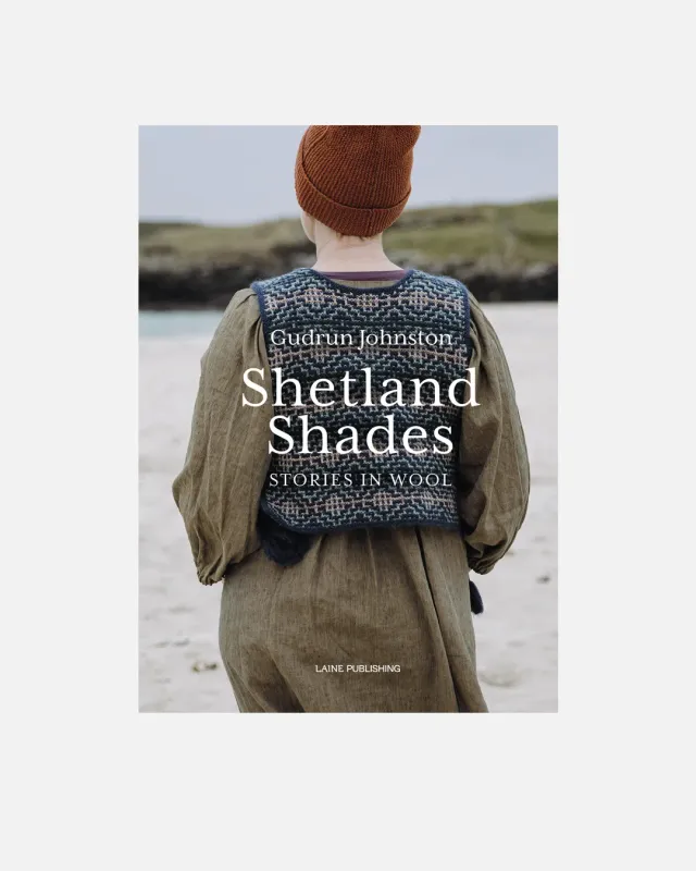 Laine Shetland Shades strikkebog indbundet engelsk veste