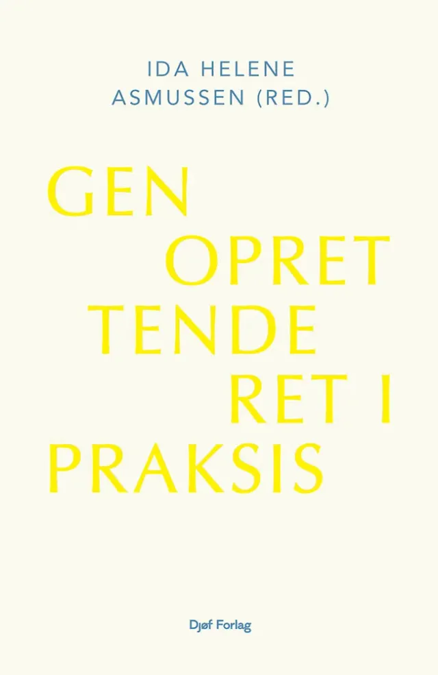 Nyt Juridisk Forlag Genoprettende ret i praksis papirbog