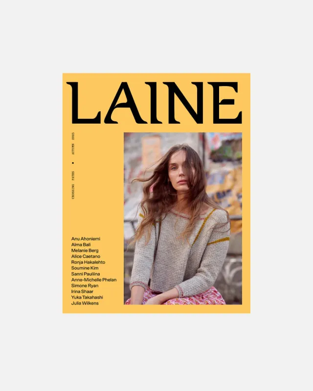 Laine Magazine 26 strikkemagasin engelsk Crossing Paths