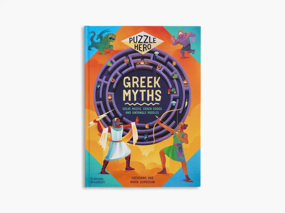 Thames & Hudson Puzzle Hero Greek Myths puslebog – græske myter