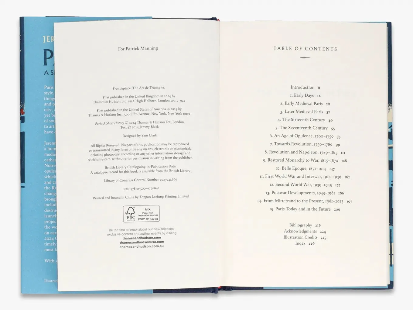 Thames & Hudson Paris Short History historiebog Jeremy Black