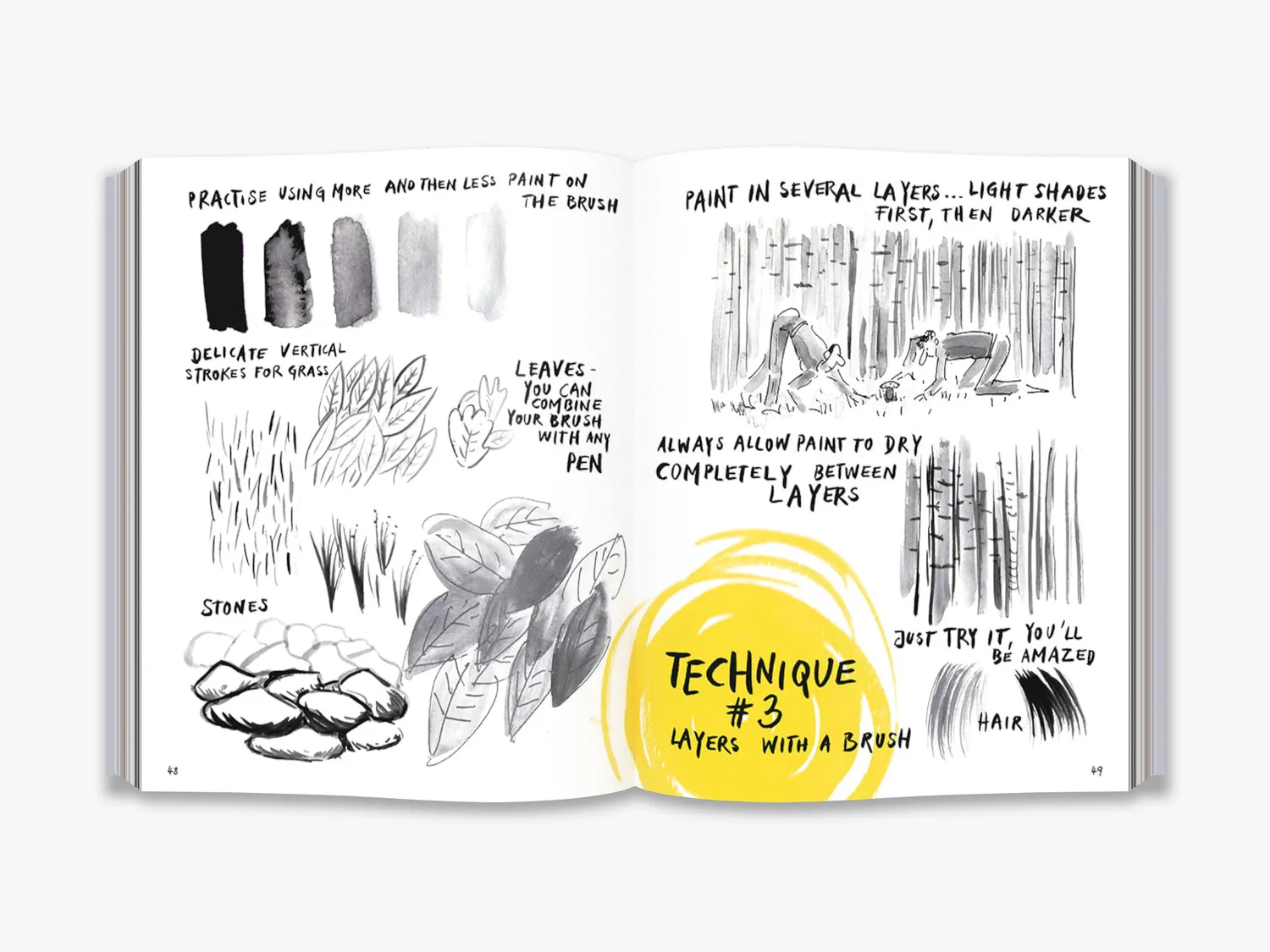 Thames & Hudson I Can Draw tegnebog med cartoons