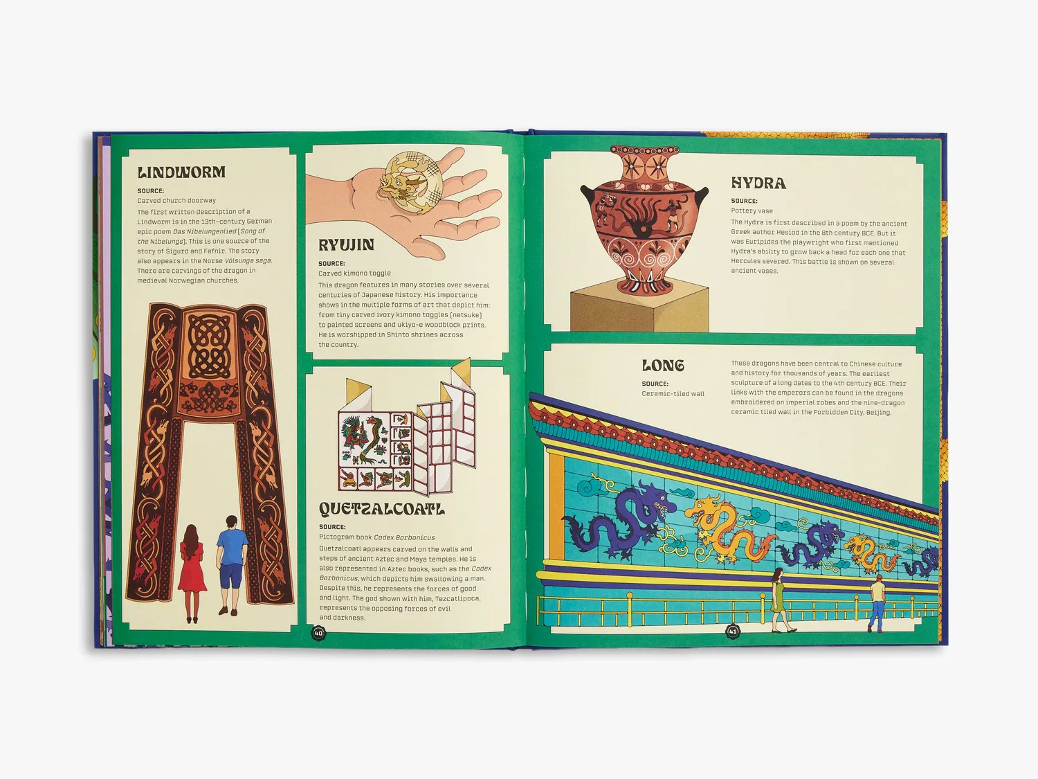 Thames & Hudson Dragons Around the World bog – myter