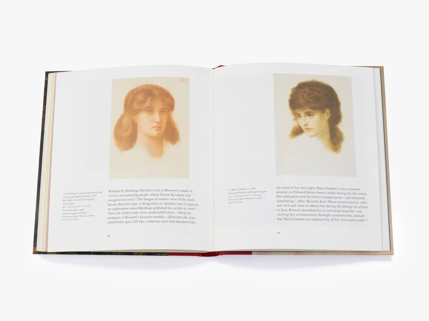 Thames & Hudson Rossetti Portraits of Women læsebog gave