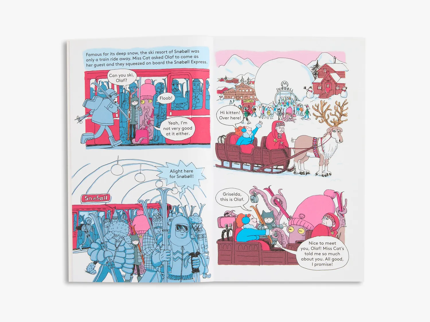 Thames & Hudson Miss Cat Melting Snow billedbog krimi
