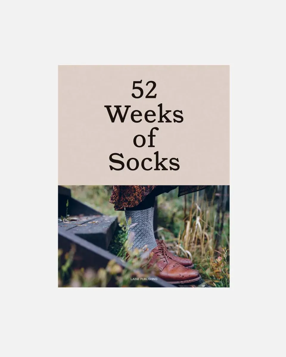 Laine 52 Weeks of Socks strikkebog sokker 256 sider