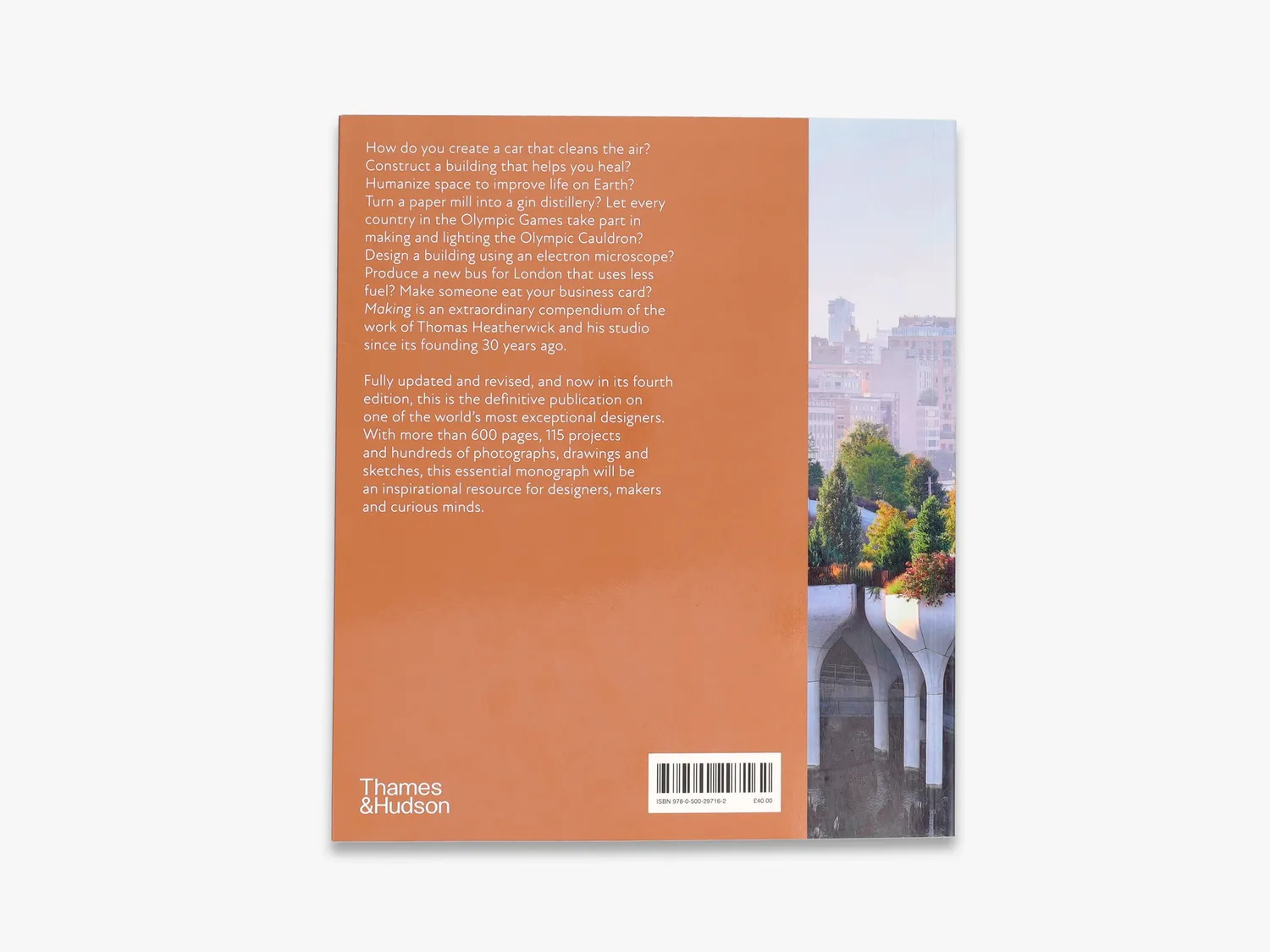 Thames & Hudson Thomas Heatherwick fagbog design