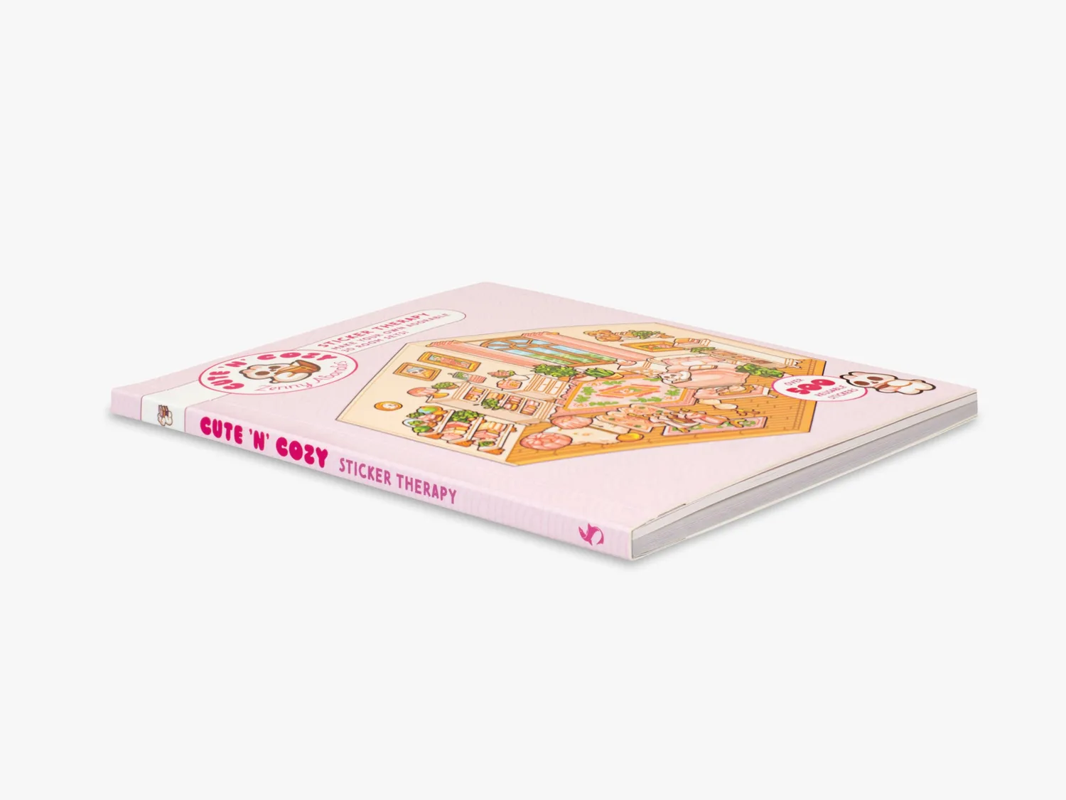 Thames & Hudson Cute n Cozy Sticker Therapy aktivitetsbog