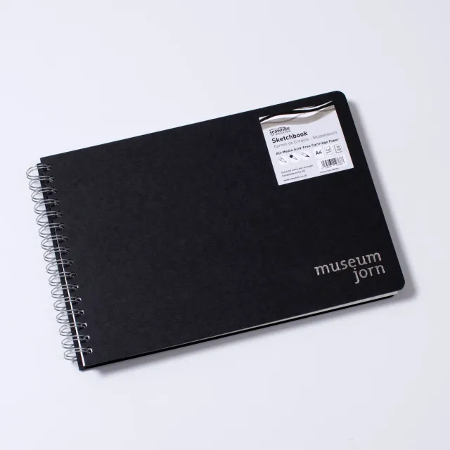 Museum Jorn Seawhite logoblok A4 papirblok