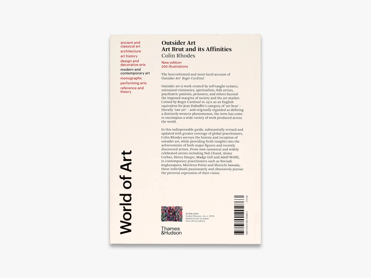 Thames & Hudson Outsider Art kunstbog World of Art selvlært