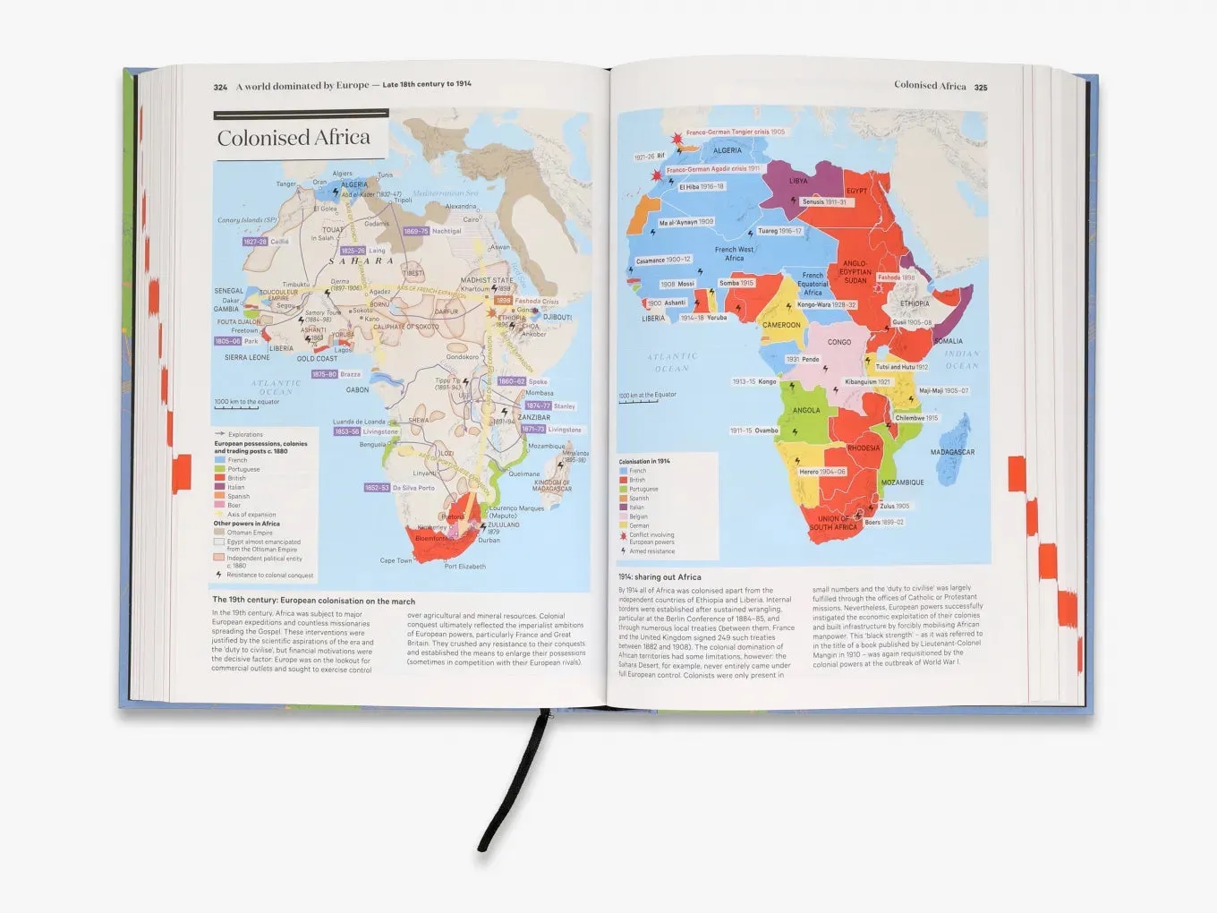 Thames & Hudson A History of the World in 500 Maps fagbog kort