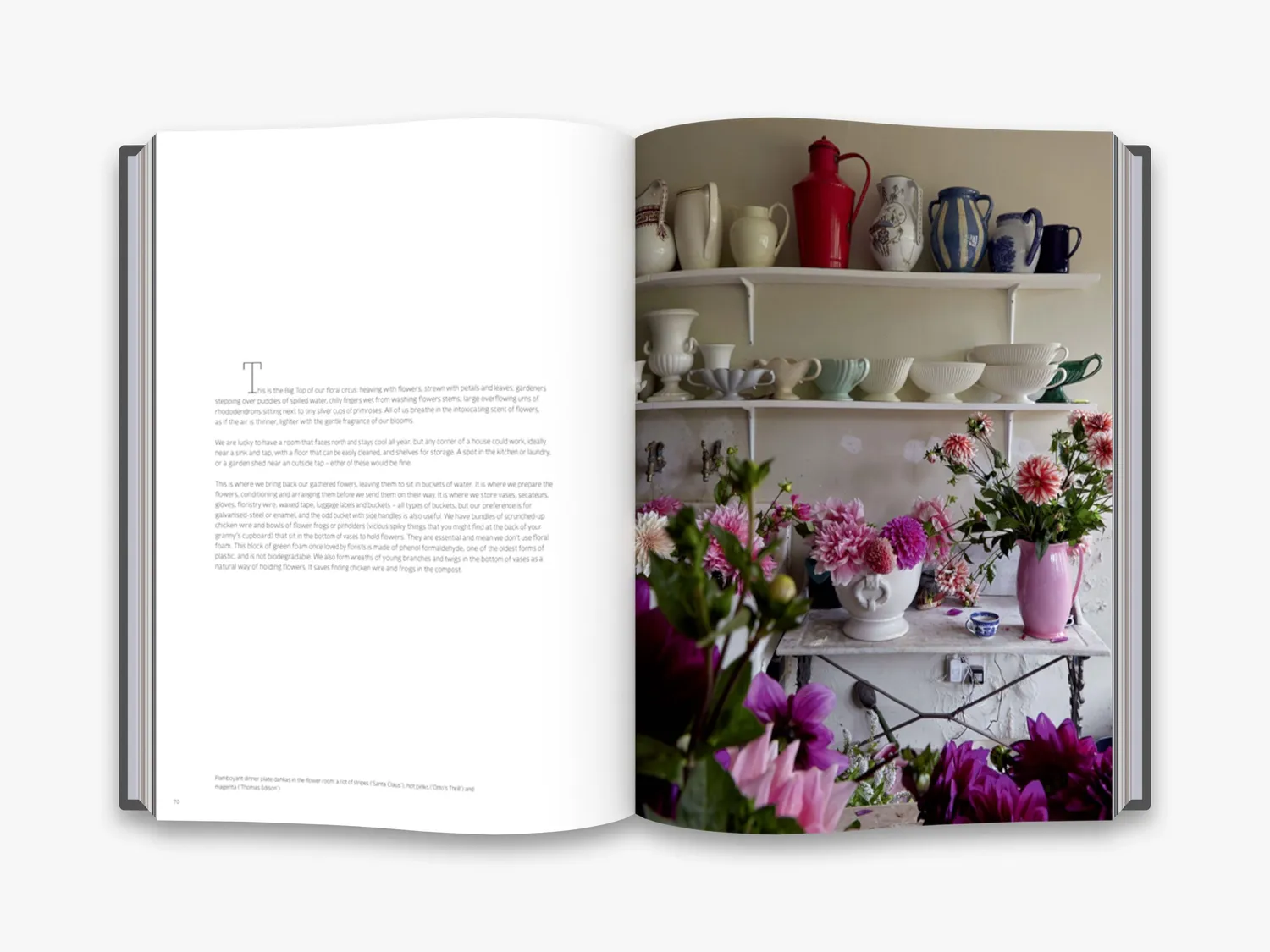 Thames & Hudson The Land Gardeners bog indbundet skæreblomster