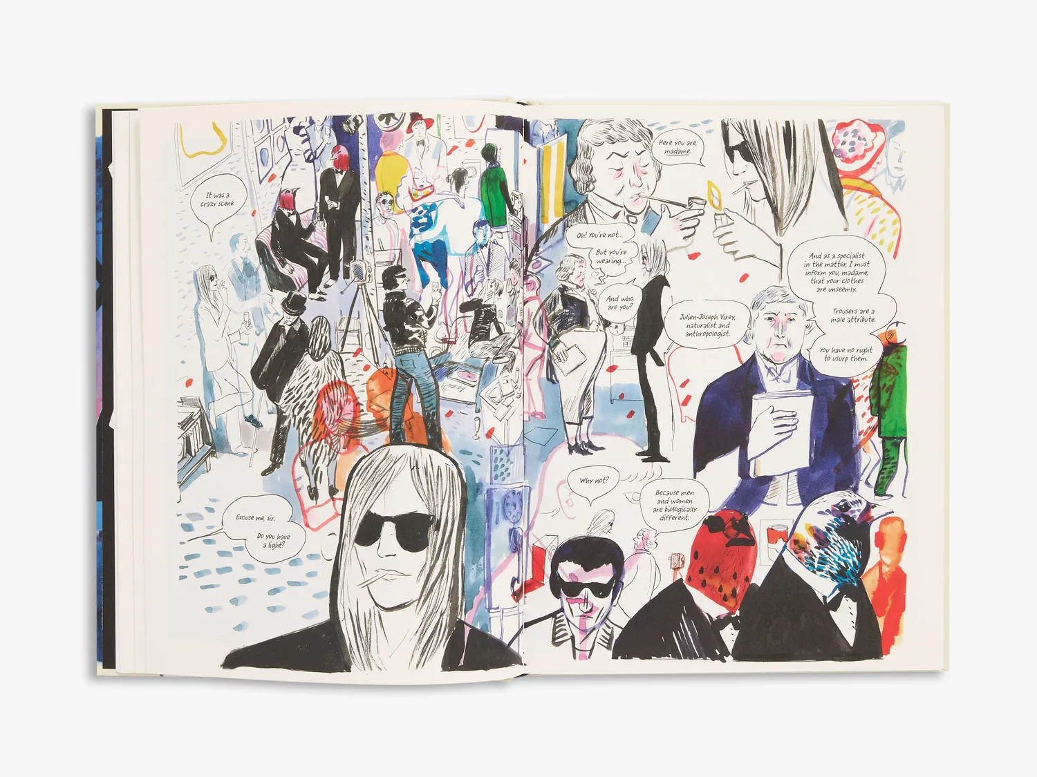 Thames & Hudson Yves Saint Laurent Le Smoking tegneserie