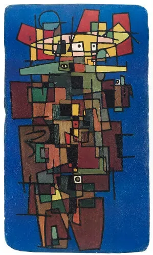 Museum Jorn Asger Jorn Årstiderne II reproduktion 93 x 159 cm