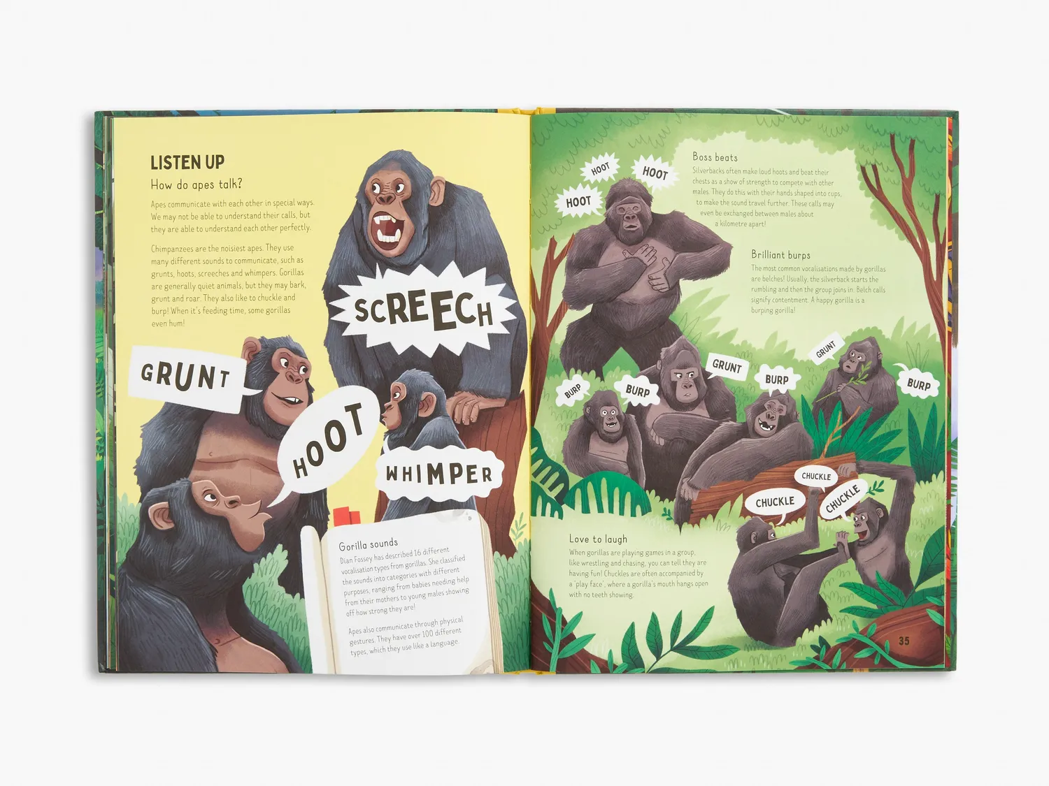 Go Wild Do Gorillas Eat Bananas børnebog aber