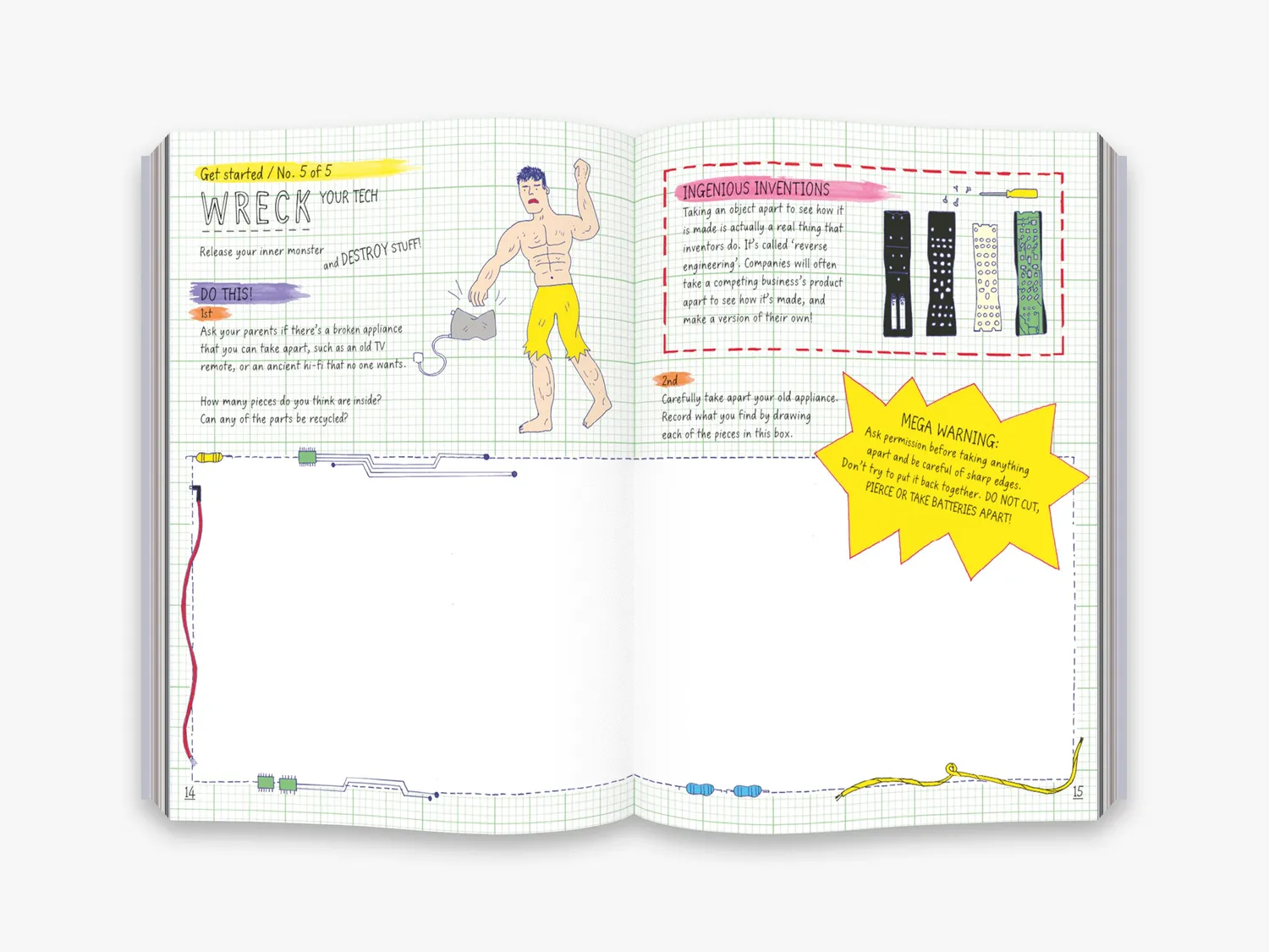 This Book Thinks You're an Inventor aktivitetsbog for børn