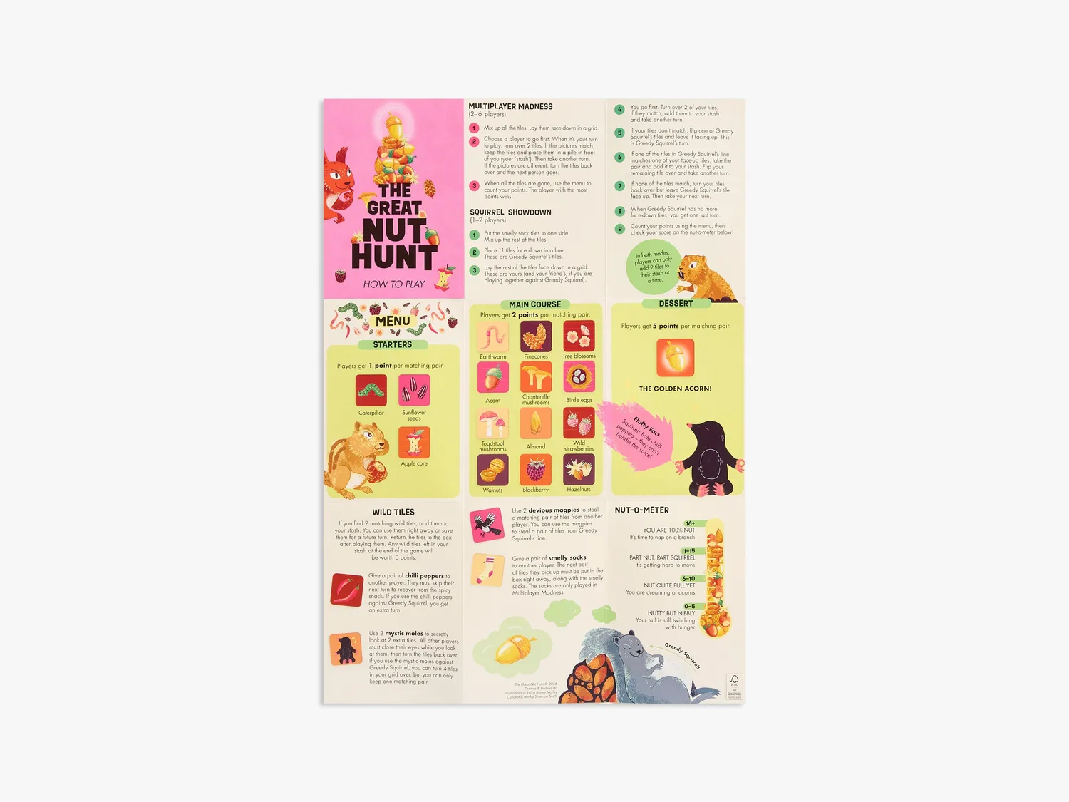 Thames & Hudson The Great Nut Hunt spil egern