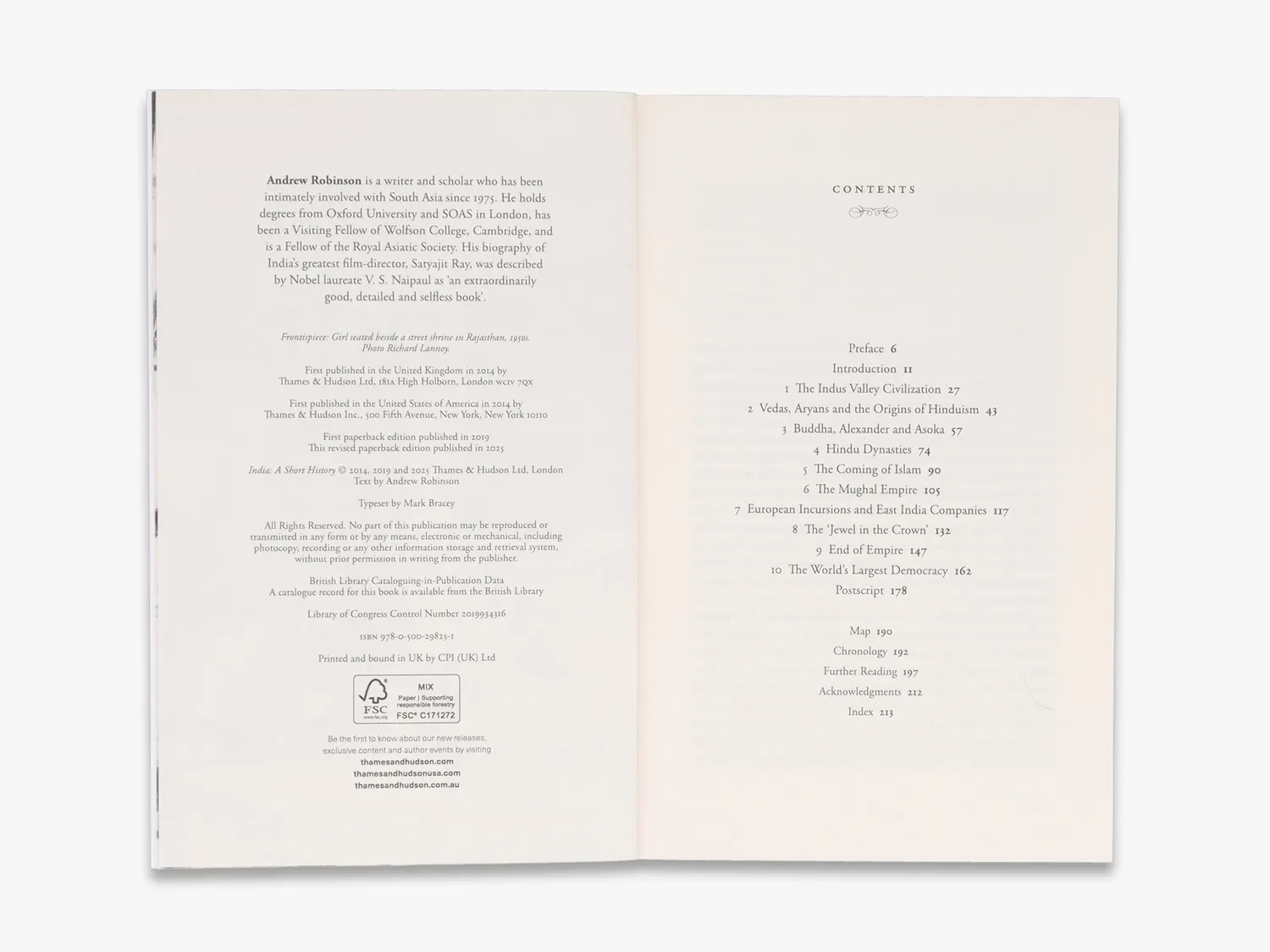 Thames & Hudson India bog indisk historie