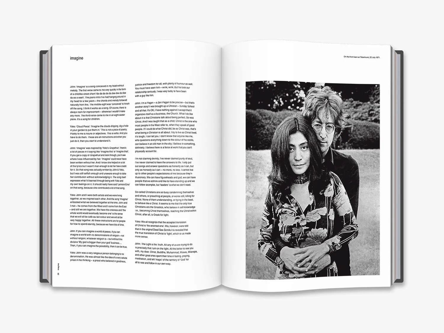 Thames & Hudson Imagine John Yoko bog collectors edition print