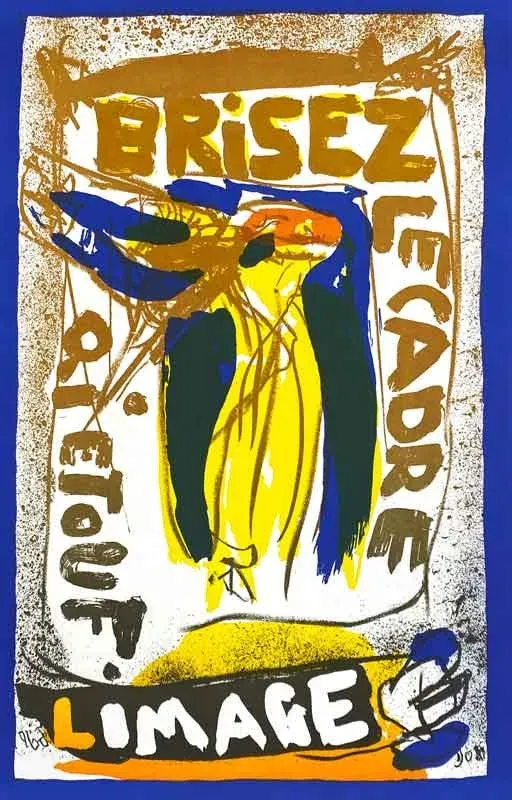 Museum Jorn Paris Revolutions litografi nr.1 plakat