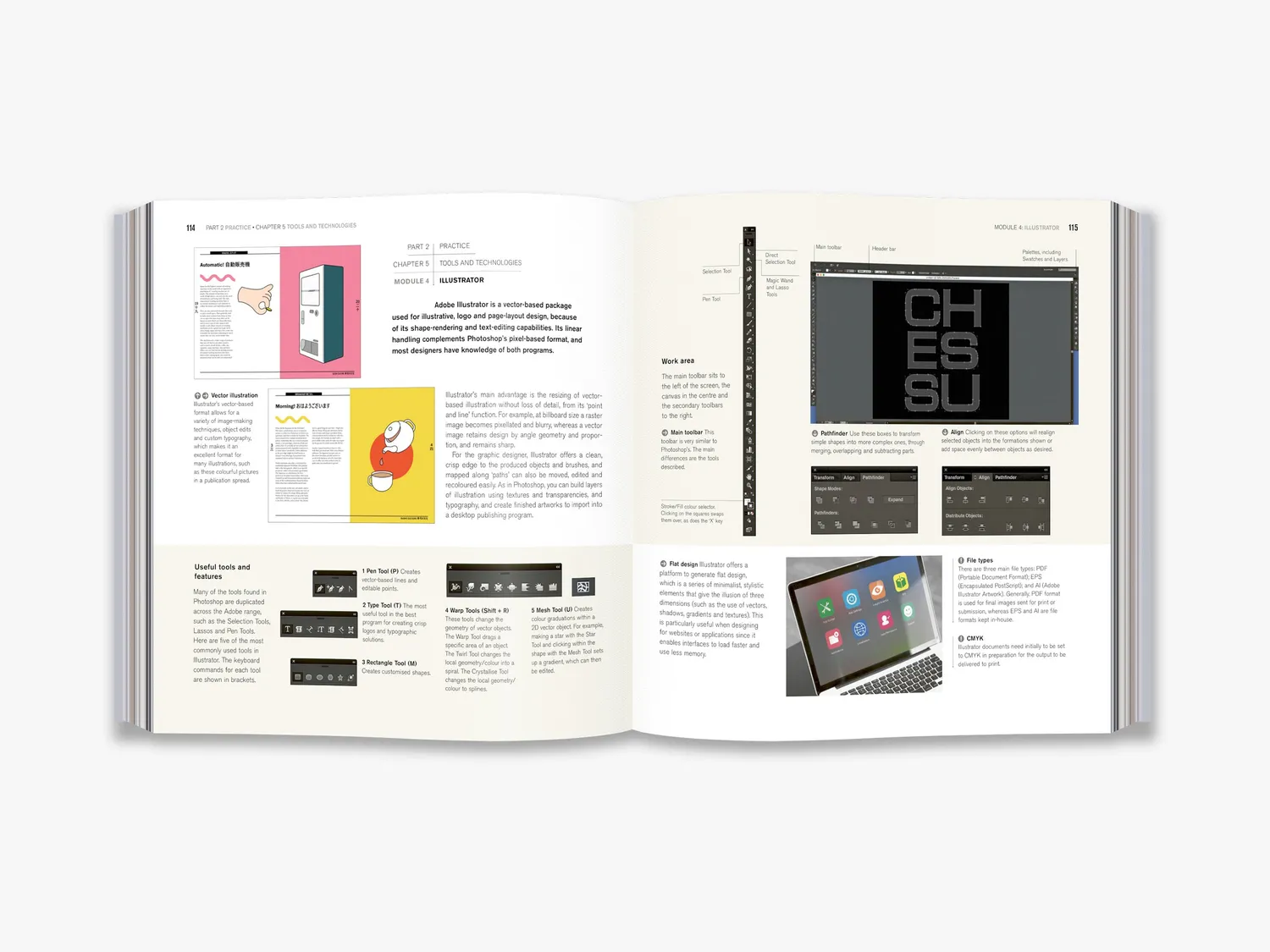 Thames & Hudson Graphic Design School fagbog illustreret