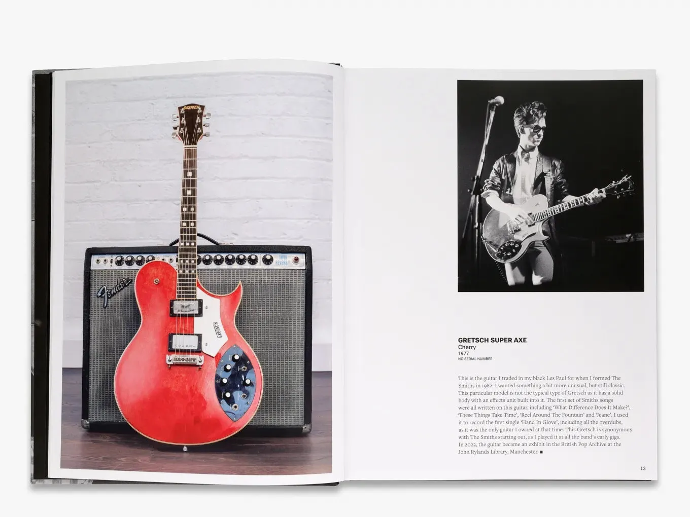 Thames & Hudson Marr's Guitars musikbog Johnny Marr