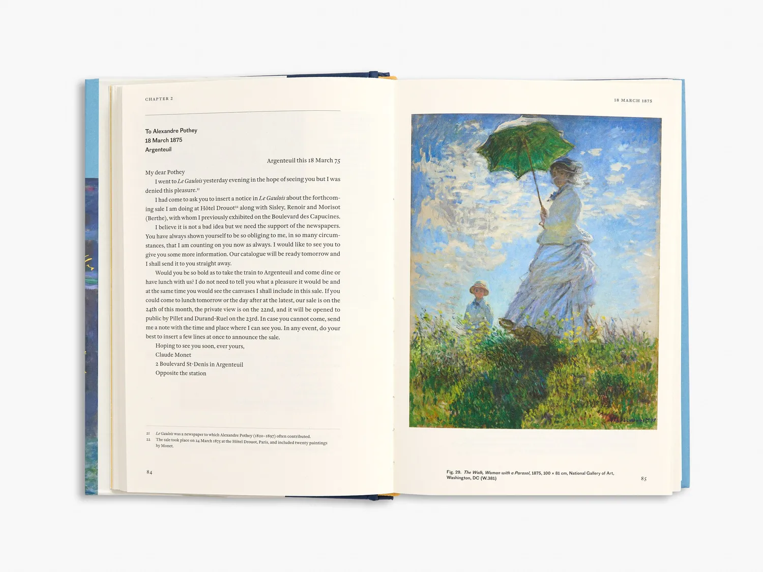 Thames & Hudson Claude Monet Life in Letters bog breve