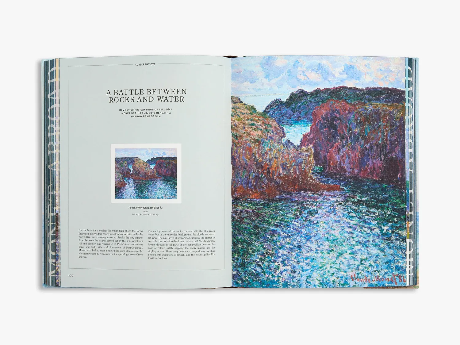 Thames & Hudson Monet Abroad bog rejser indbundet
