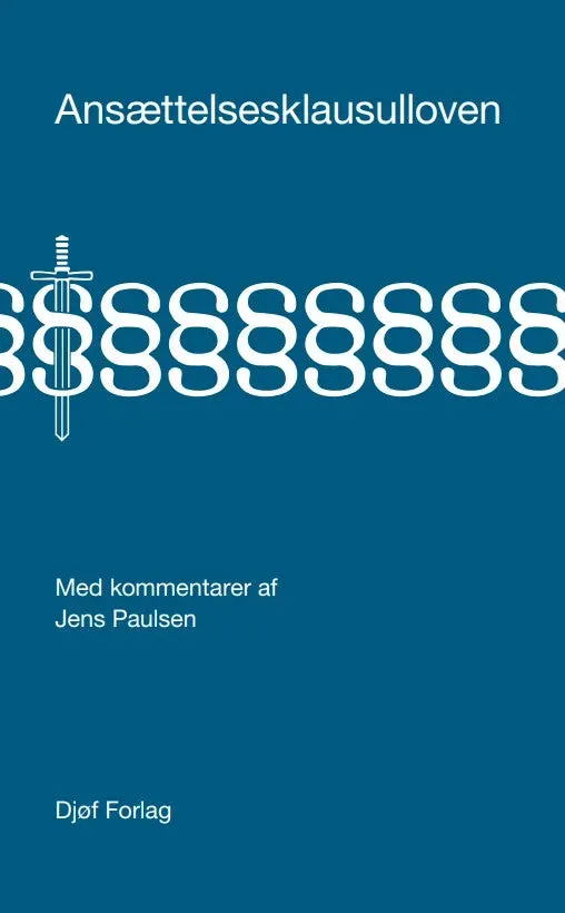 Nyt Juridisk Forlag Ansættelsesklausulloven fagbog papirbog kommentar