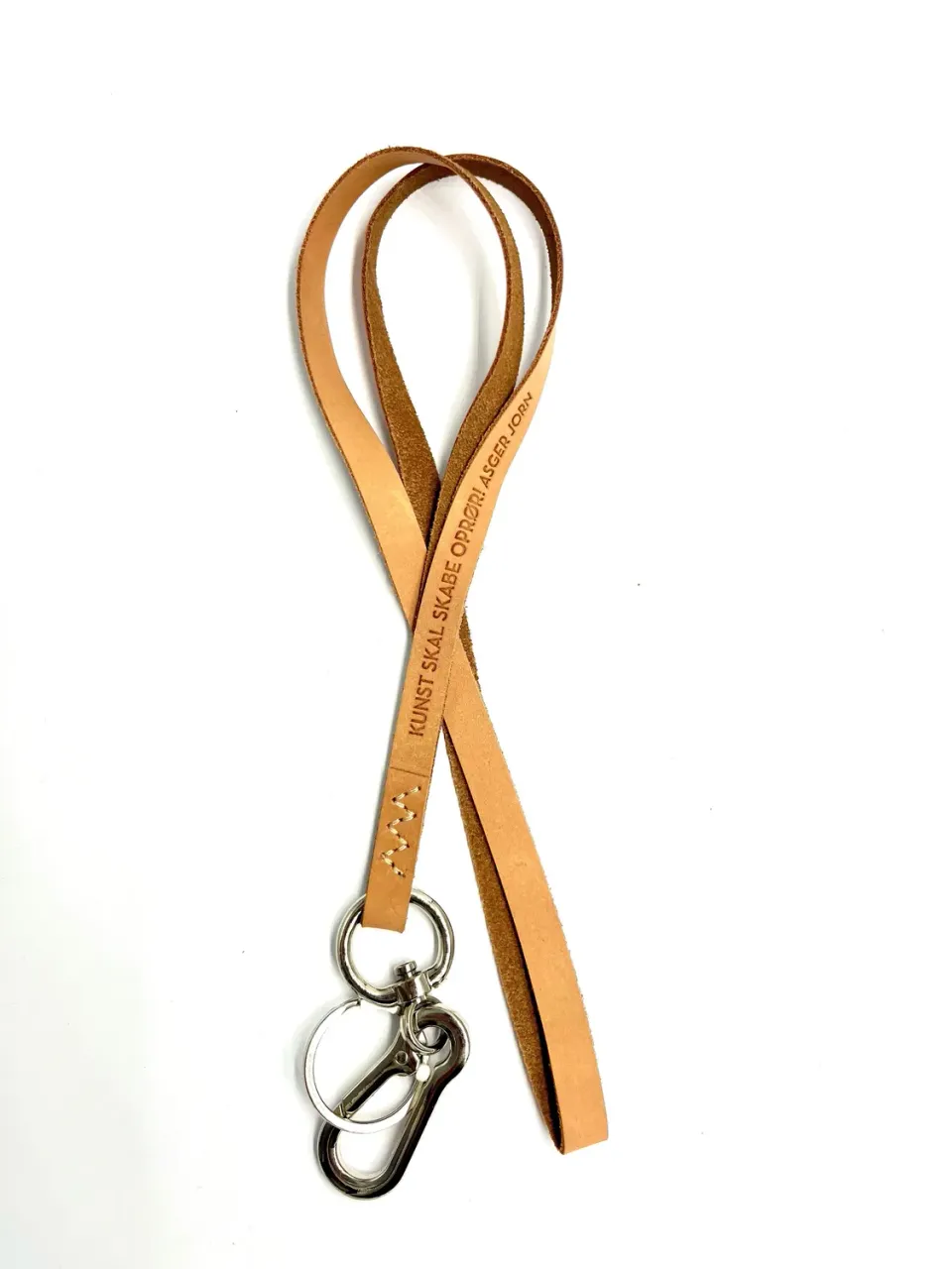 Museum Jorn Asger Jorn neckstrap nøglesnor læder 45 cm