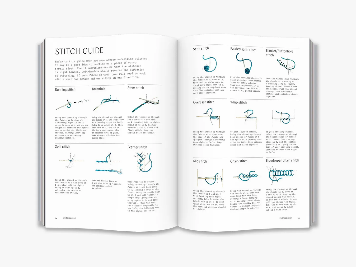 Thames & Hudson Maker's Guide Embroidery broderibog 15 projekter